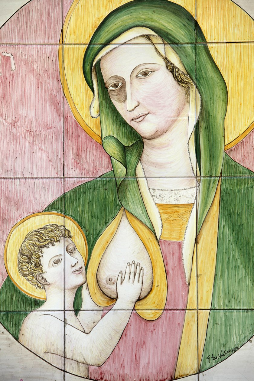 Mosaico virgem e infantil, Galatone, Italie de Unbekannt