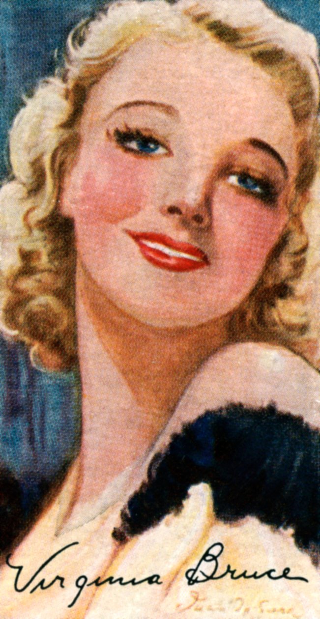 Virginia Bruce, 1910-1982, atriz e cantora americana, século XX de Unbekannt