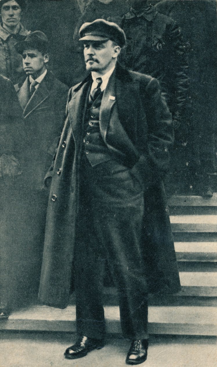 Vladimir Ilich Lenin, líder bolchevique russo, Moscou, Rússia, 1 de maio de 1919 de Unbekannt