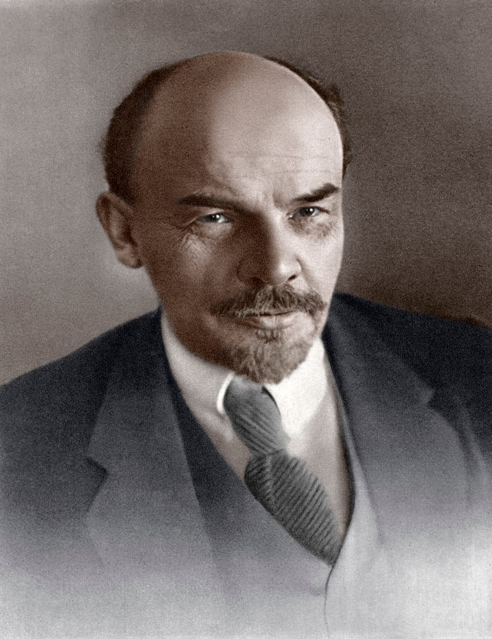 Vladimir Ilyich Ulyanov Lenin, revolucionário bolchevique russo, c1917 de Unbekannt