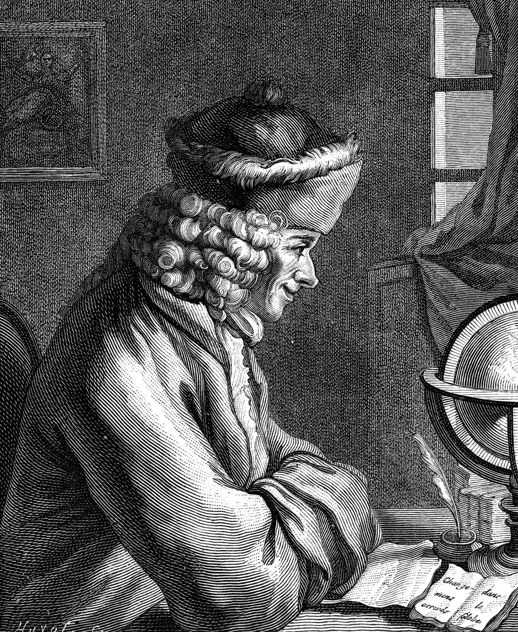 Voltaire, escritor francês do século XVIII, dramaturgo, satirista e homem de letras de Unbekannt