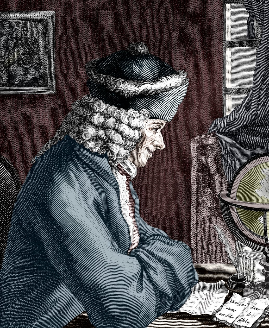 Voltaire, escritor francês do século XVIII, dramaturgo, satirista e homem de letras de Unbekannt