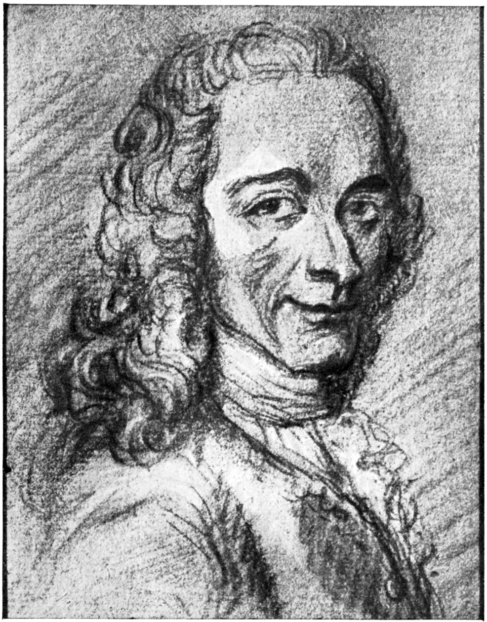 Voltaire, escritor do Iluminismo francês, ensaísta, deísta e filósofo, século XVIII de Unbekannt