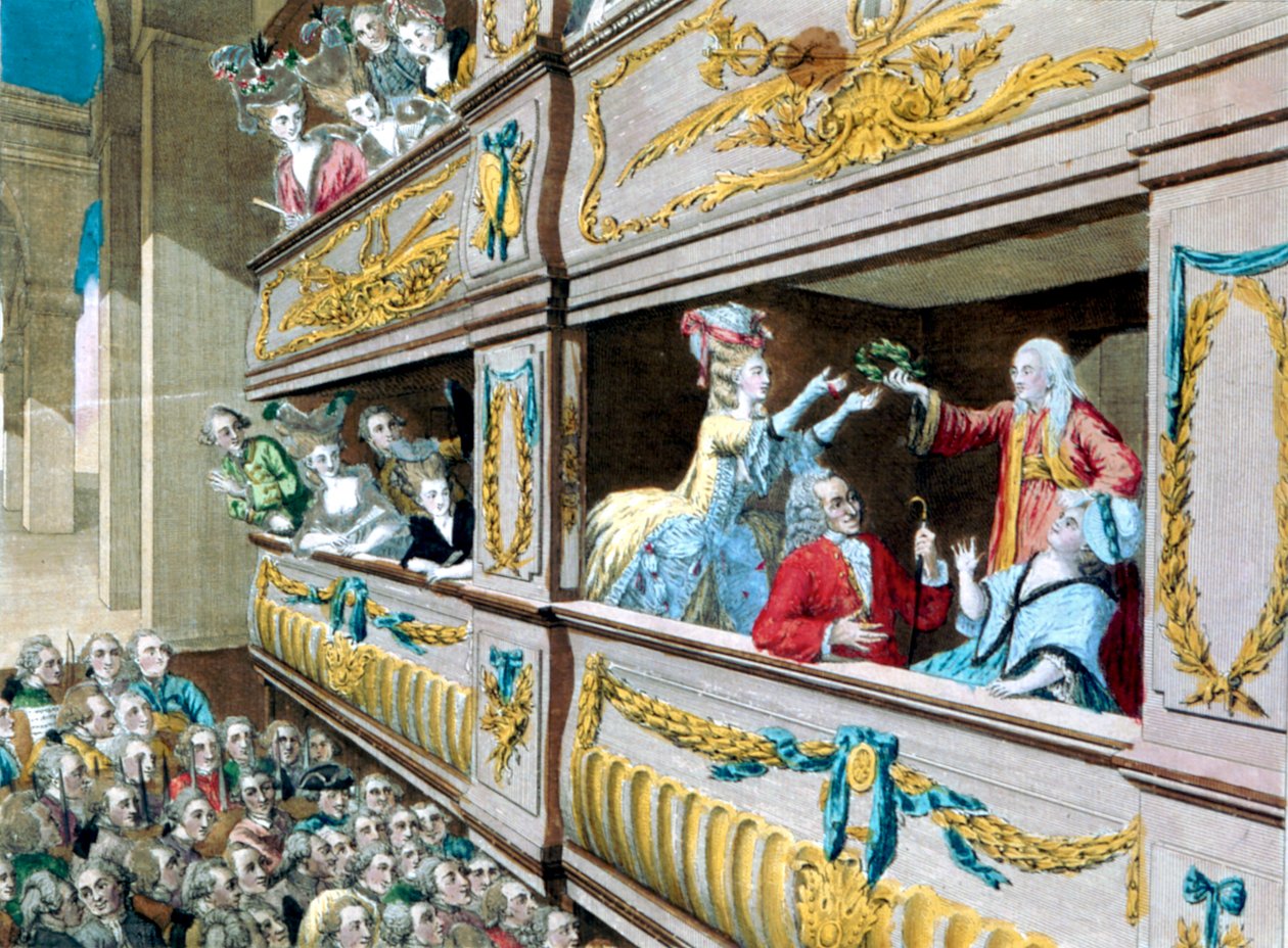 Voltaire, autor francês e epítome do Iluminismo, século XVIII de Unbekannt