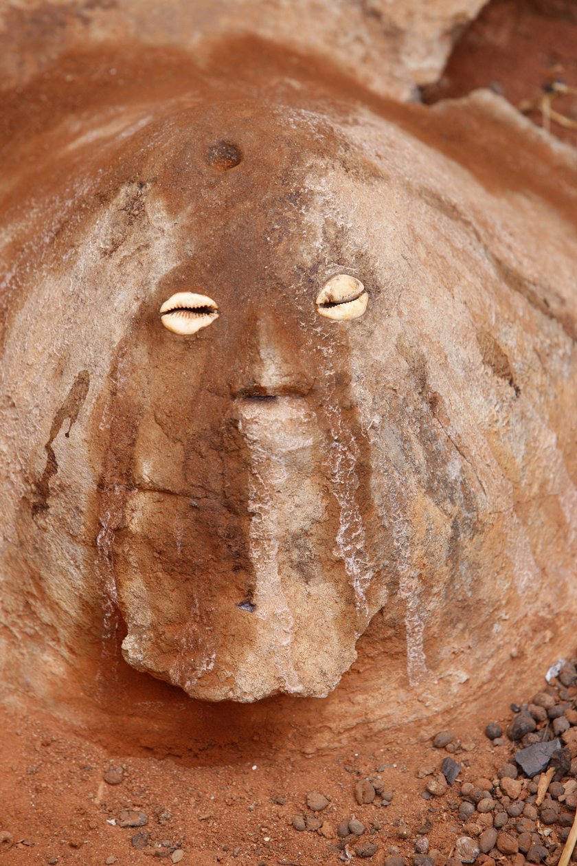 Fetiche Voodoo em Togoville, Togoville, Togo de Unbekannt