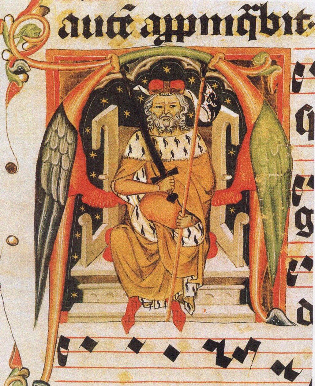 Vratislaus II da Boêmia, do antifônico Vysehrad de Unbekannt