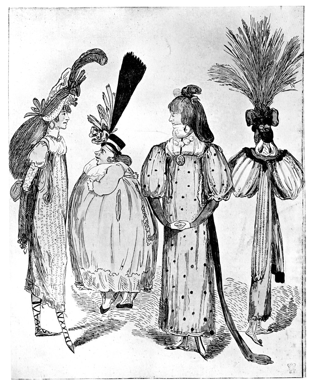 Vestidos de Waggoners ou nenhum Bodys de 1795, 1795 de Unbekannt