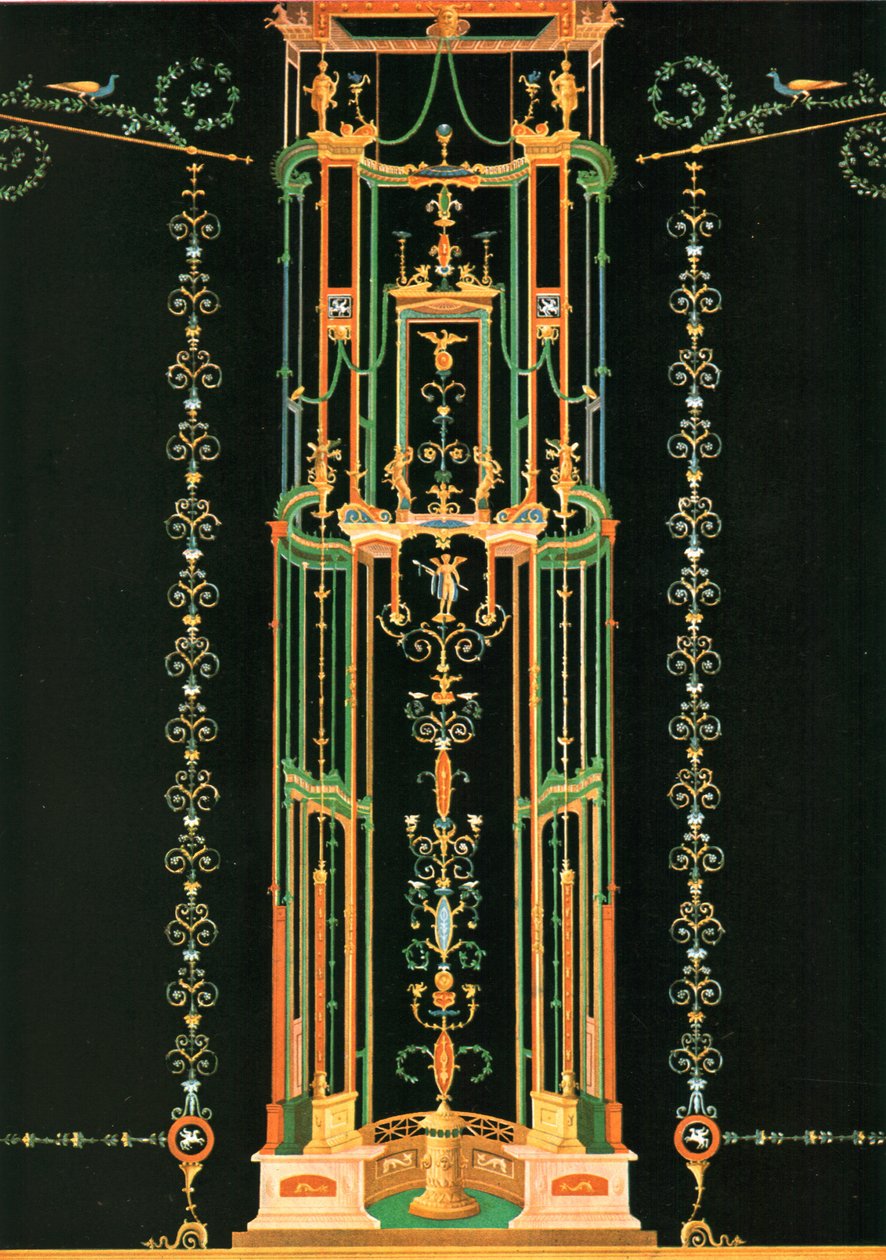 Decoração de parede, Pompéia, Itália, 1928. de Unbekannt