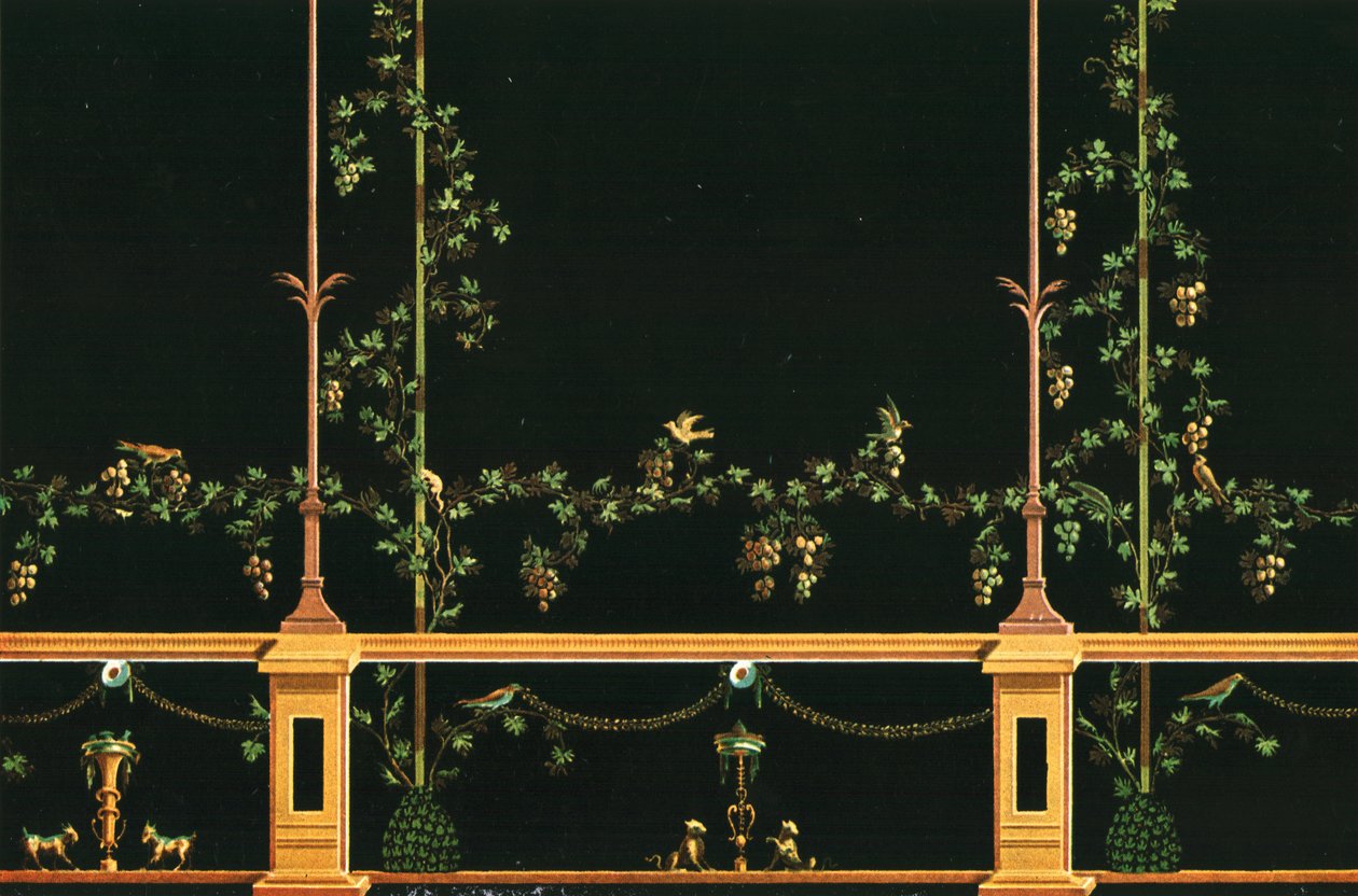 Decoração de parede, Pompéia, Itália, 1928. de Unbekannt
