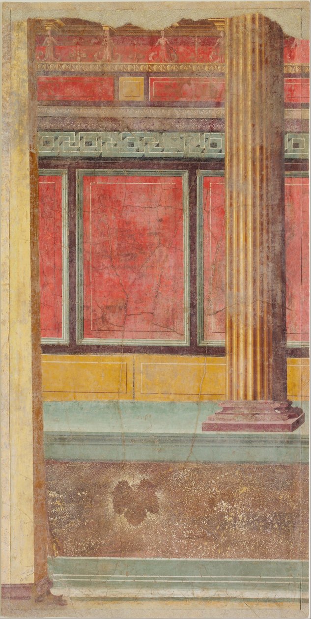 Pintura mural da Sala F da Villa de P. Fannius Synistor em Boscoreale, ca. 50-40 a.C. de Unbekannt