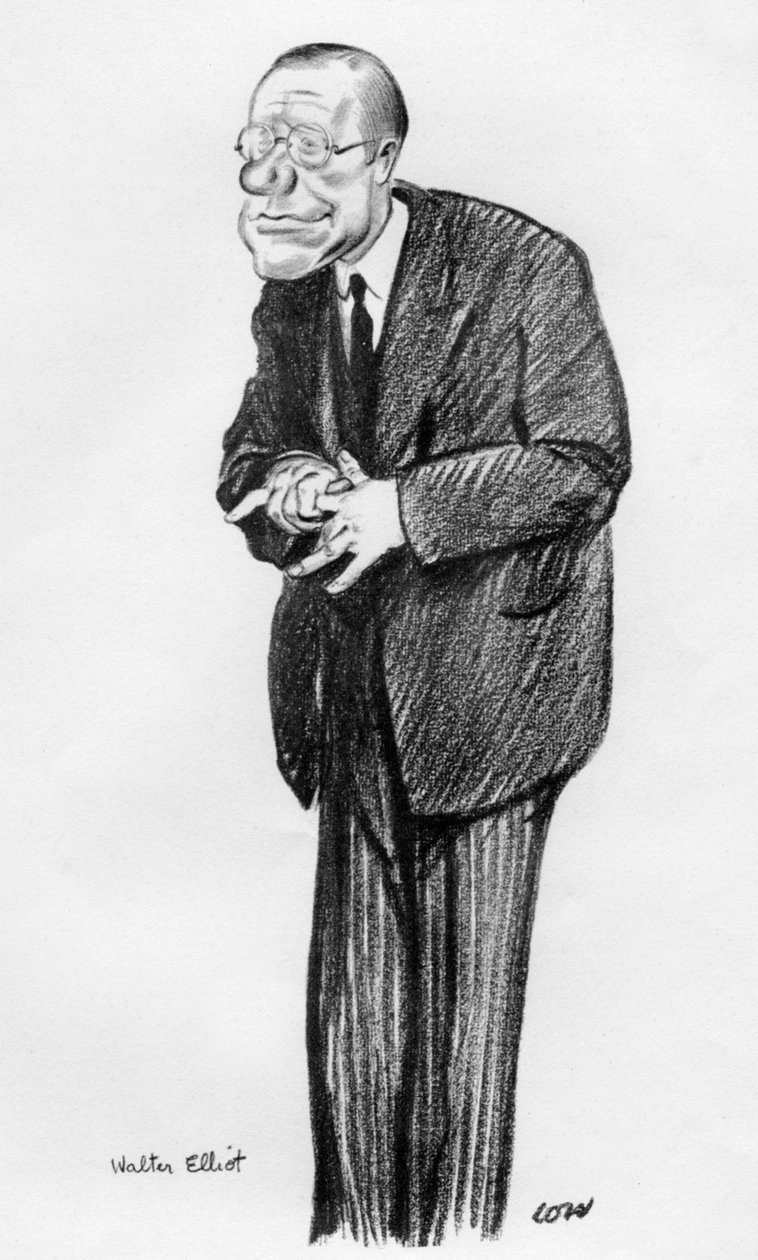 Walter Elliot, político sindicalista escocês, 1933 de Unbekannt