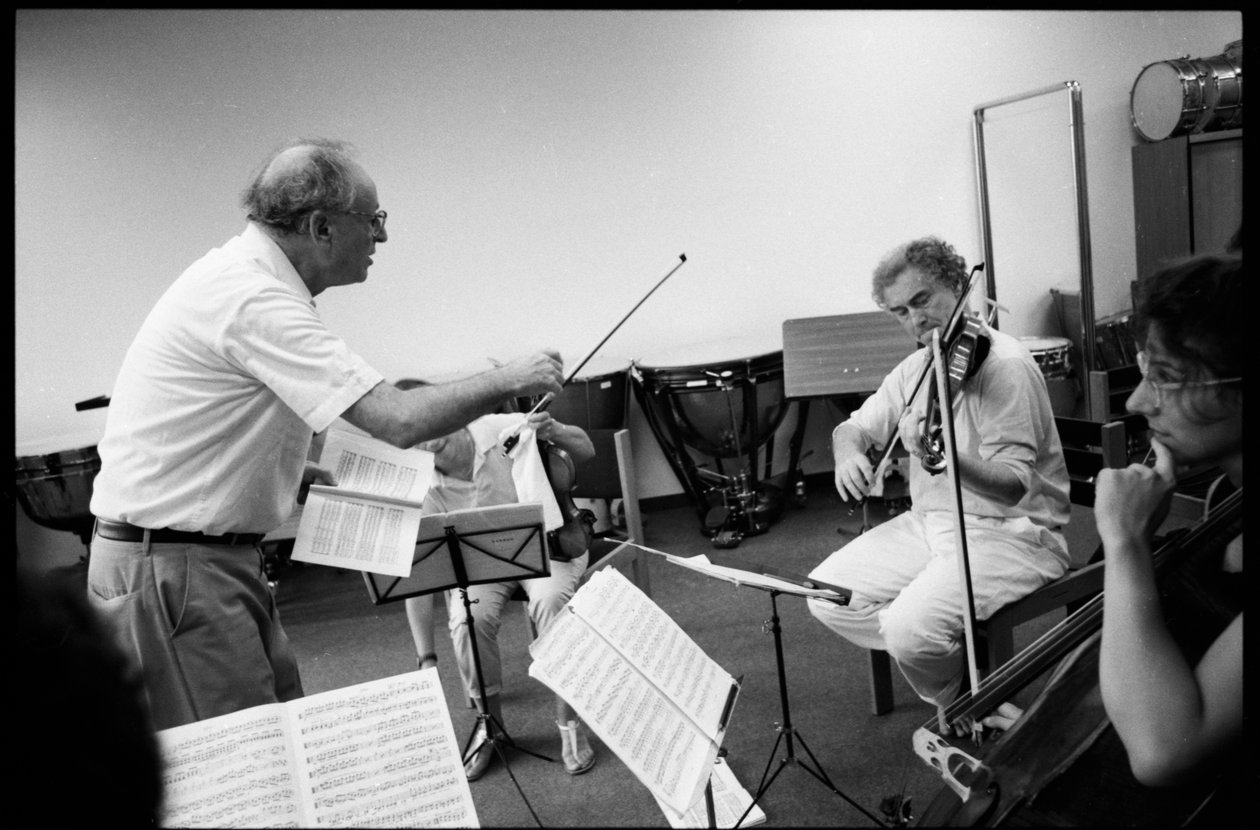 Walter Levin - aula magistral no Mozarteum de Unbekannt