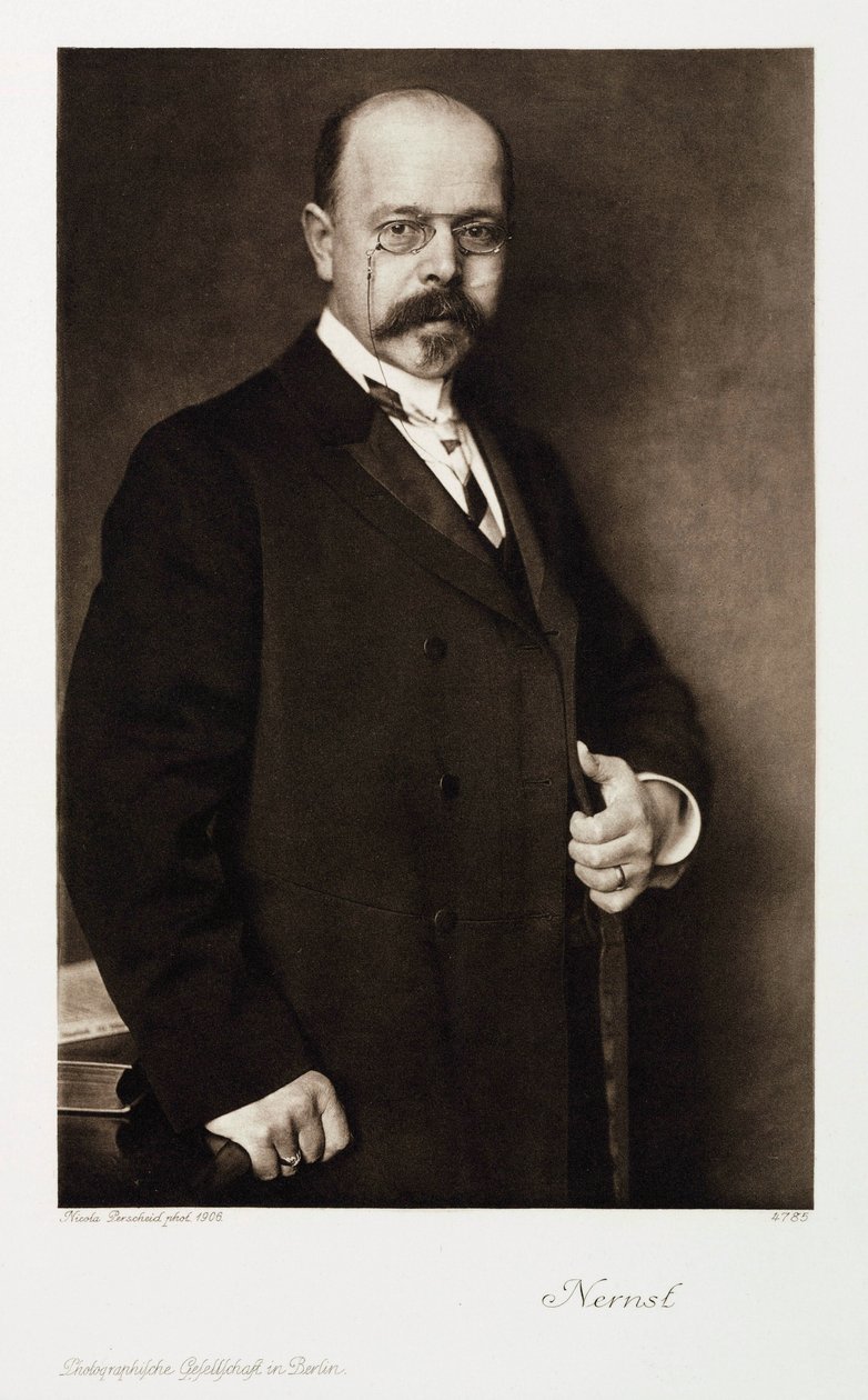 Walther Nernst, fisioterapeuta alemã de Unbekannt