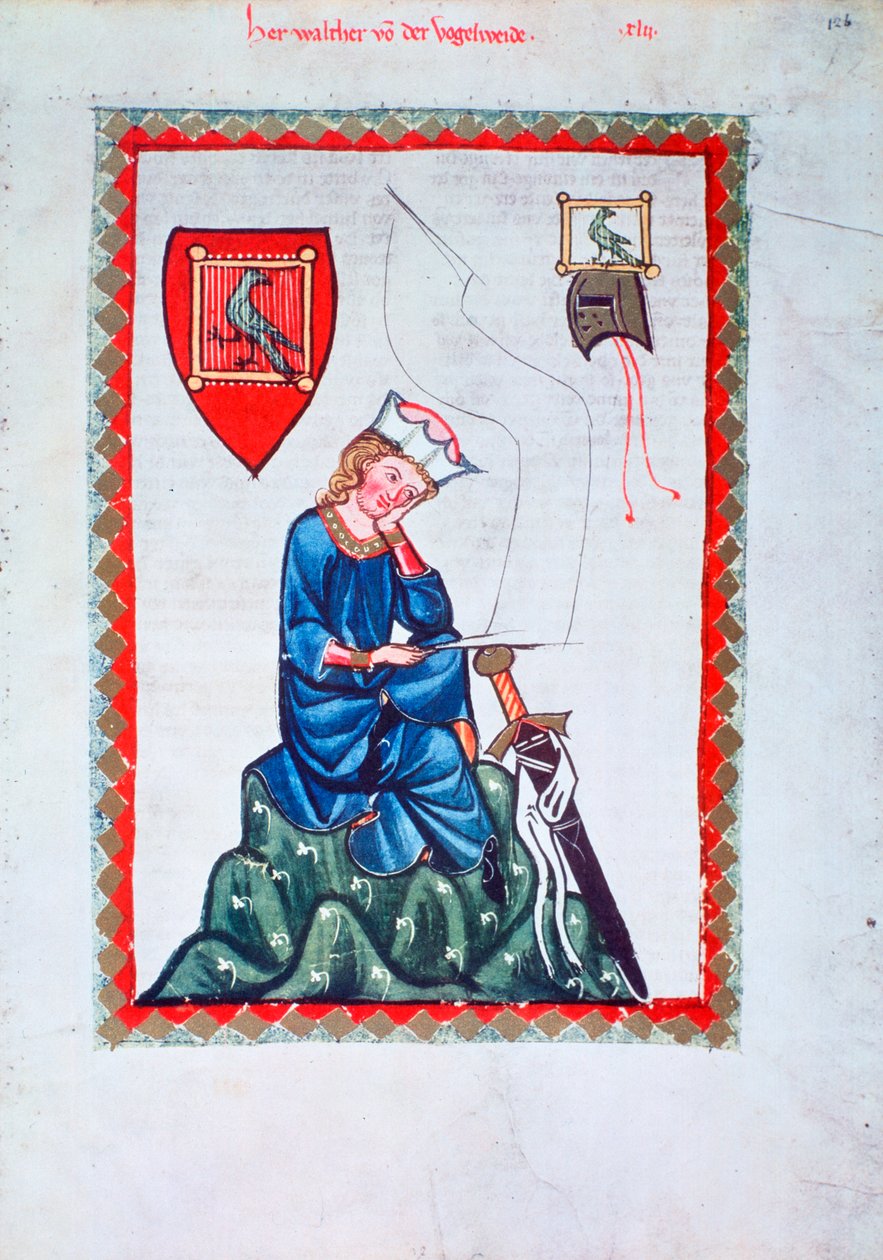 Walther von der Vogelweide, 1304-1340 de Unbekannt