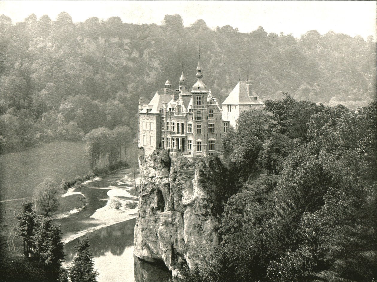 Castelo de Walzin, Dinant, Bélgica, 1895. de Unbekannt