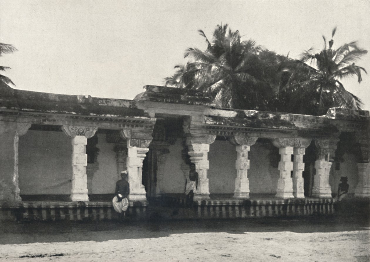 Vestíbulo de um templo hindu, Ceilão, 1926 de Unbekannt