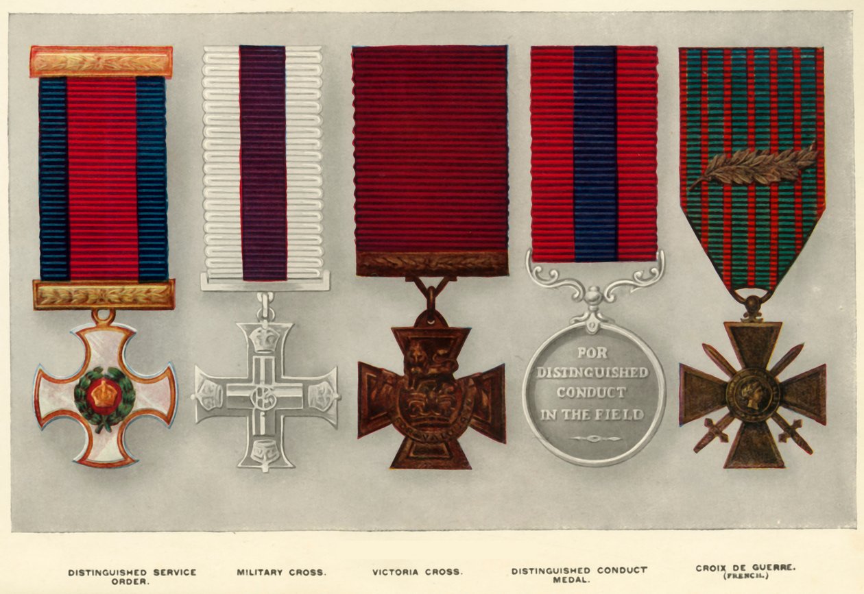 Decorações de guerra, 1919. de Unbekannt