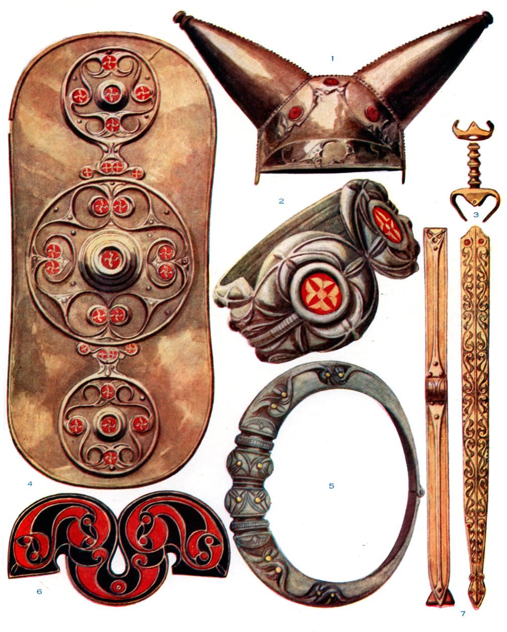 Armadilhas de guerra dos antigos bretões, 1933-1934 de Unbekannt