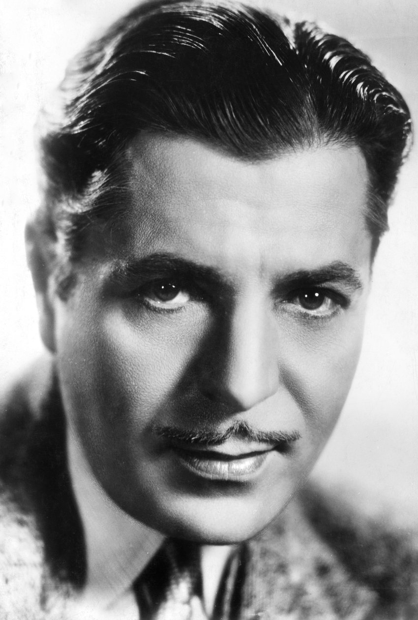 Warner Baxter 1889-1951, ator americano, c1930s-c1940s de Unbekannt