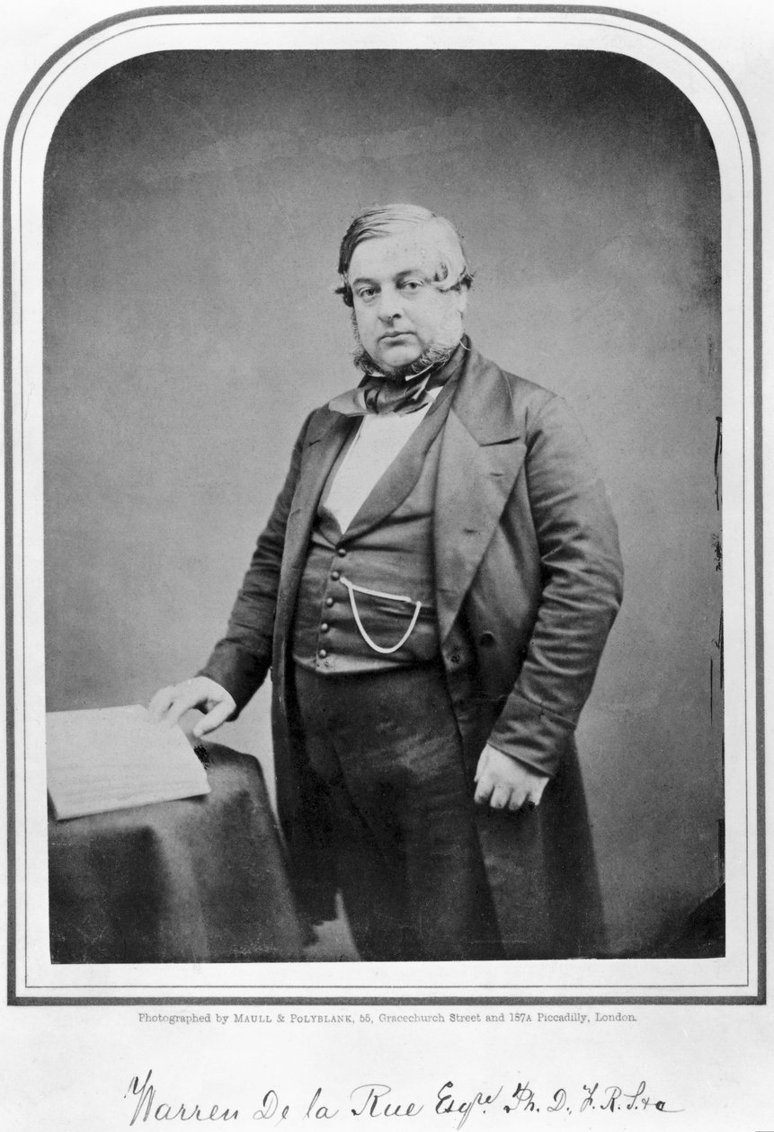 Warren de La Rue, astrônomo e físico de Unbekannt