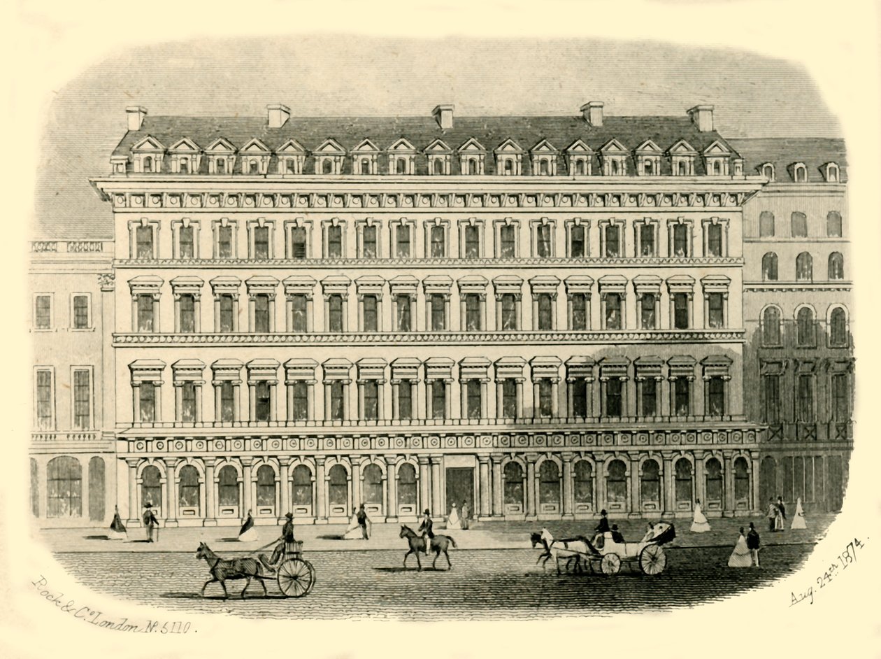 Washington Hotel, Liverpool, 1874. de Unbekannt