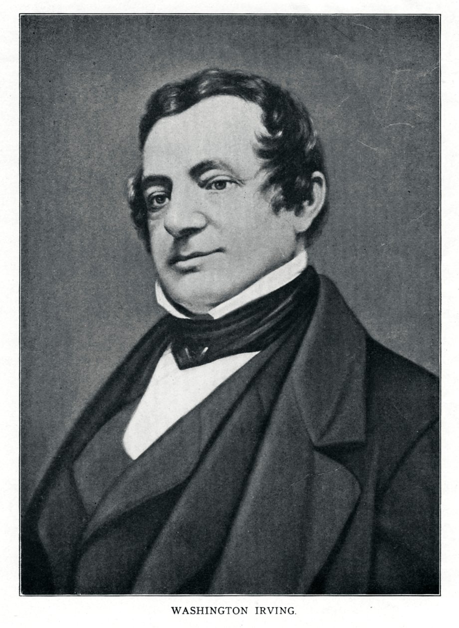 Washington Irving, autor americano, século 20 de Unbekannt