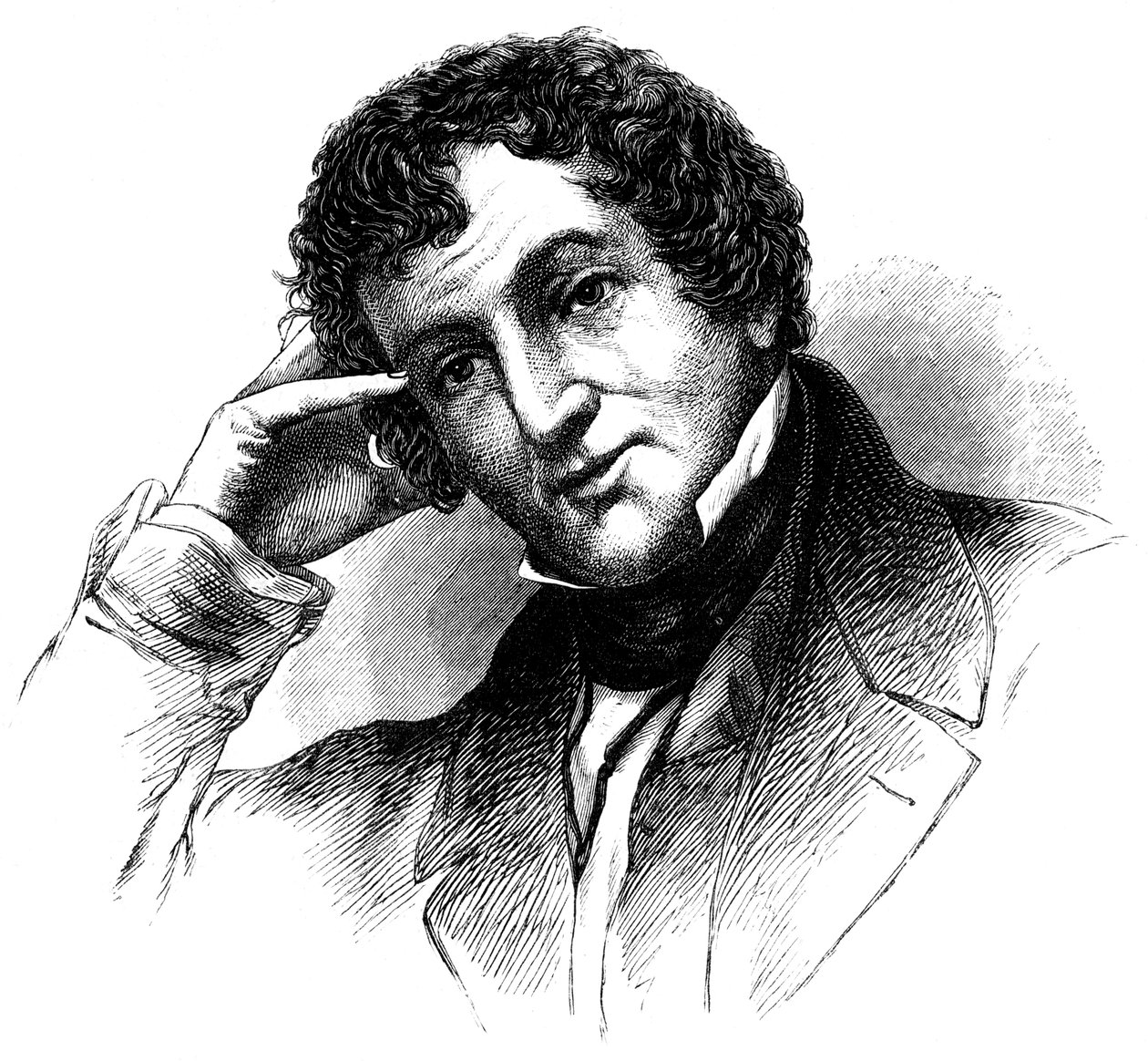 Washington Irving, autor americano, c1880 de Unbekannt