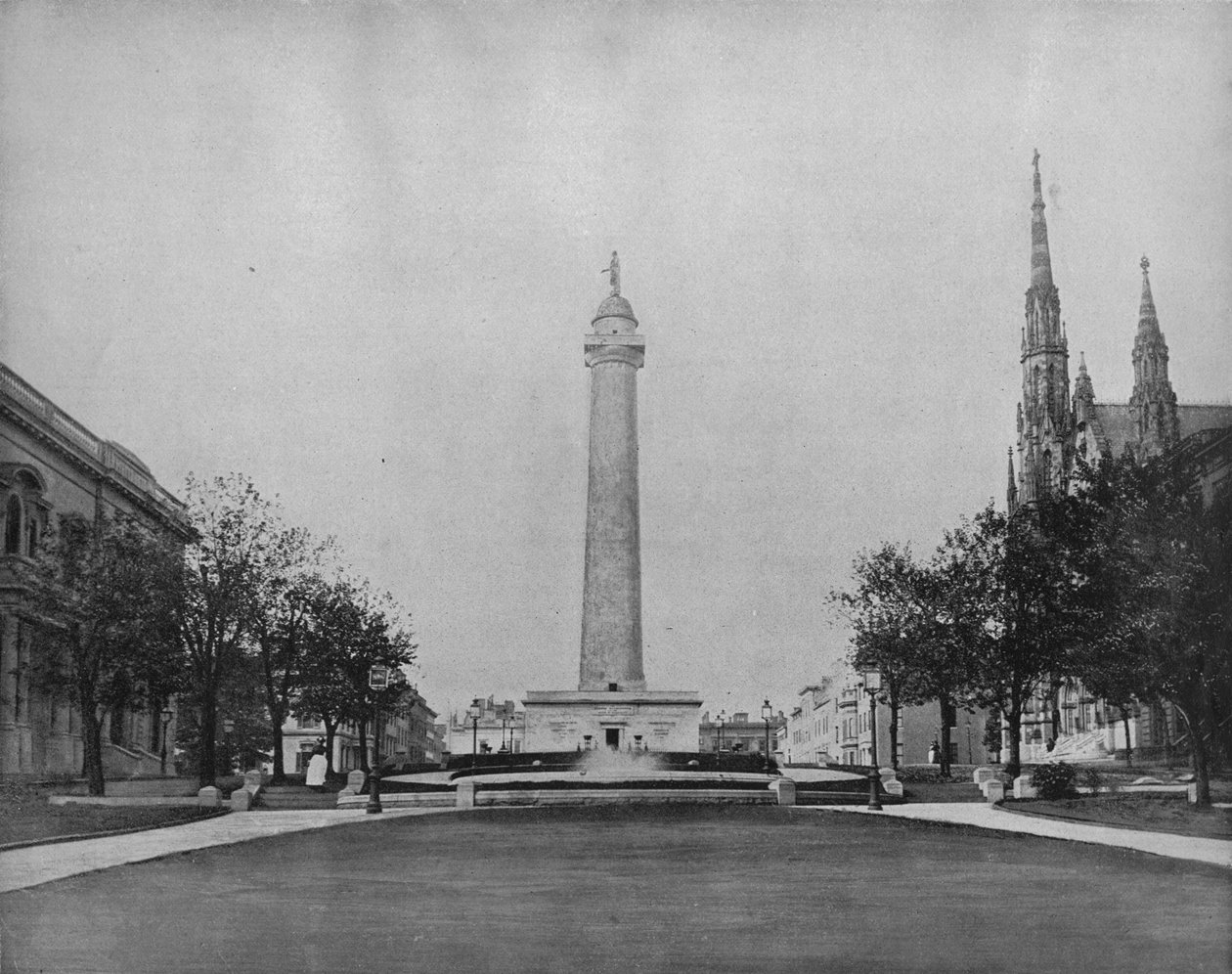 Monumento de Washington, Baltimore, c1897. de Unbekannt