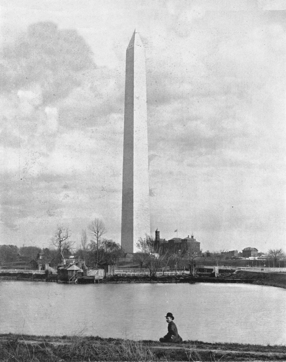 Monumento de Washington, Washington DC, EUA, c1900. de Unbekannt