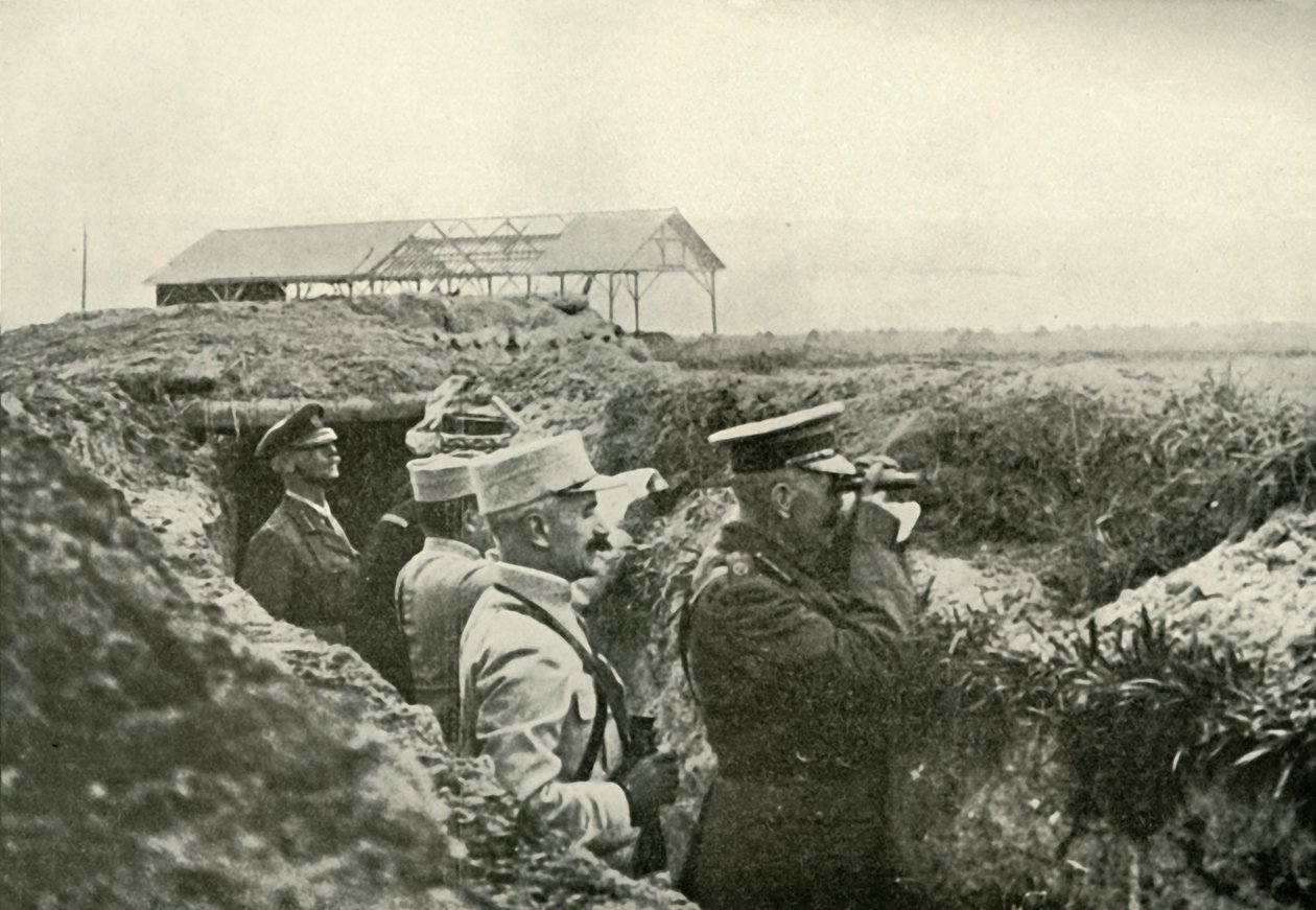 Assistindo a batalha na França, c1915, 1919. de Unbekannt
