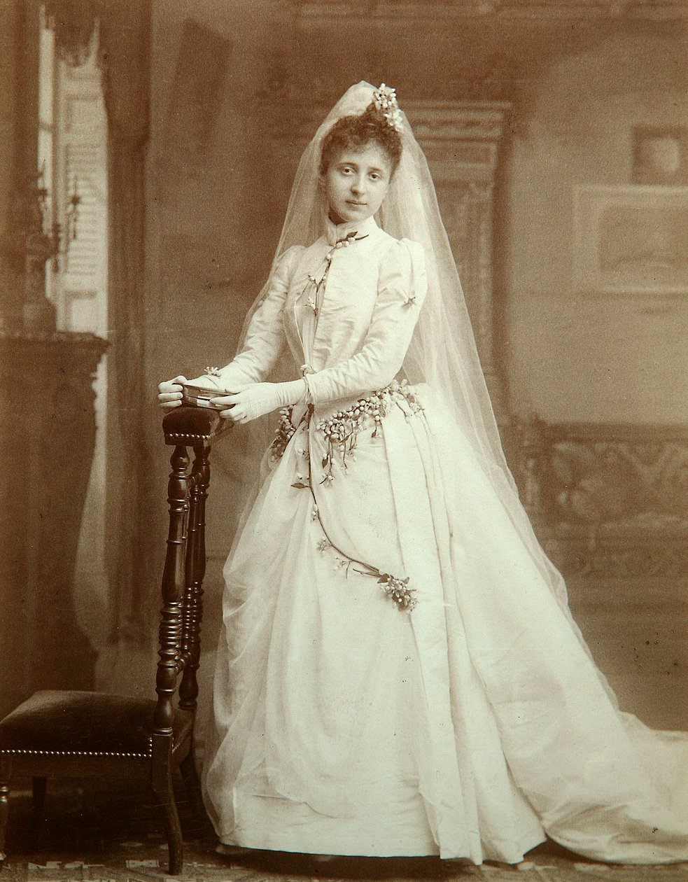 Retrato de casamento, década de 1880 de Unbekannt