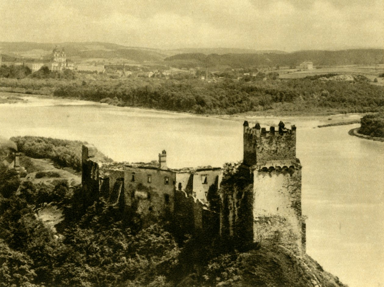 Castelo de Weitenegg, Wachau, Baixa Áustria, c1935. de Unbekannt