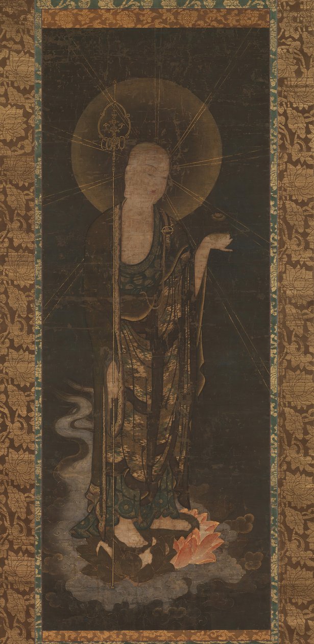 Descida de boas-vindas de Jizo, início do século 14. de Unbekannt