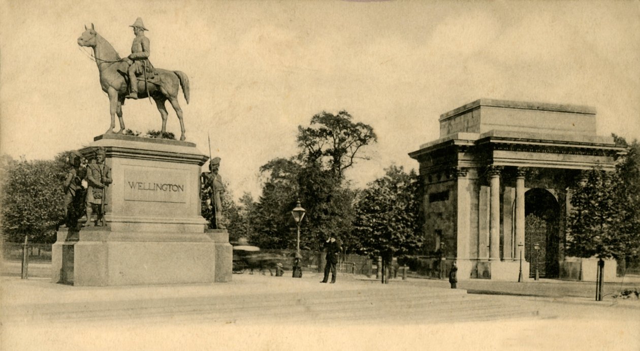 Wellington Monument, Londres, c1910. de Unbekannt