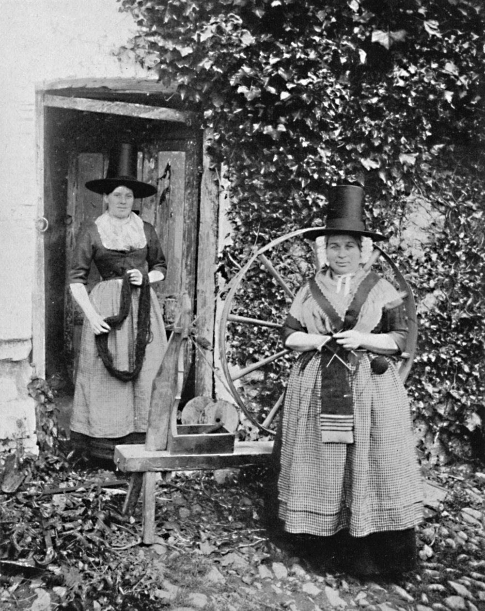 Galesas com uma roda giratória, 1912 de Unbekannt