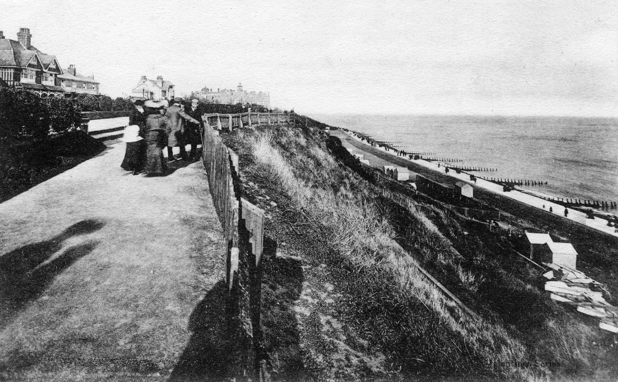 West Cliff e jardins, Felixstowe, Suffolk, início do século XX de Unbekannt