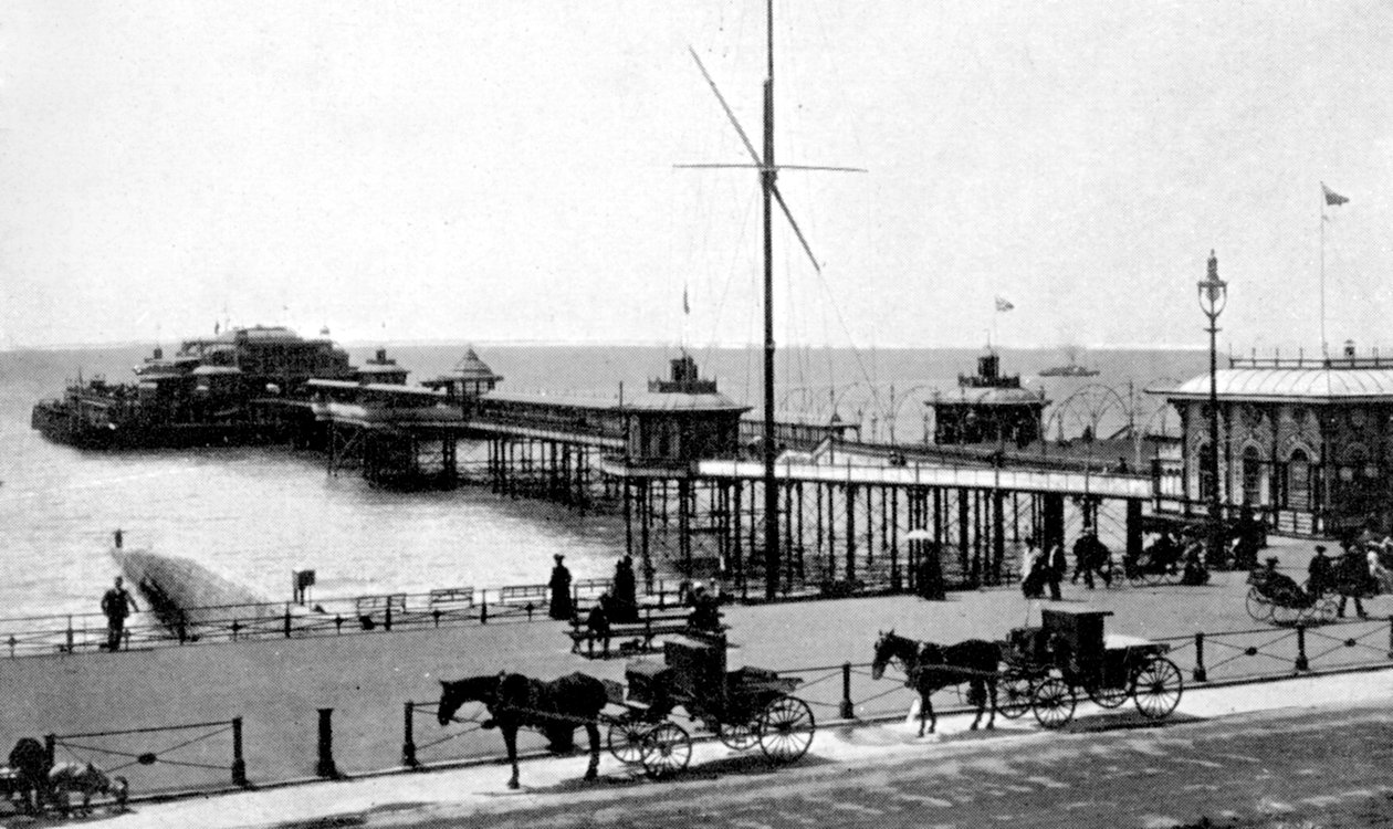 West Pier, Brighton, Sussex, início do século XX de Unbekannt