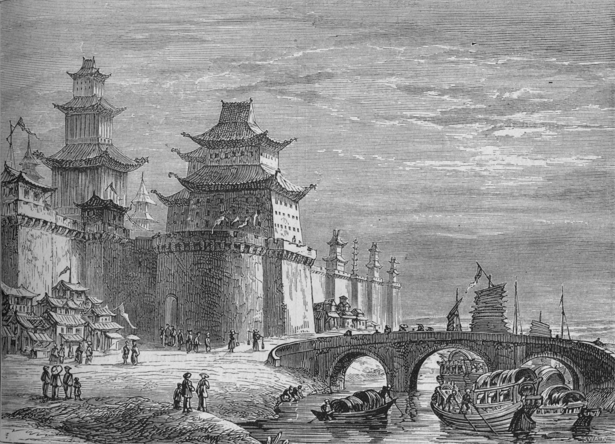 Portão ocidental, Pekin, c1880 de Unbekannt