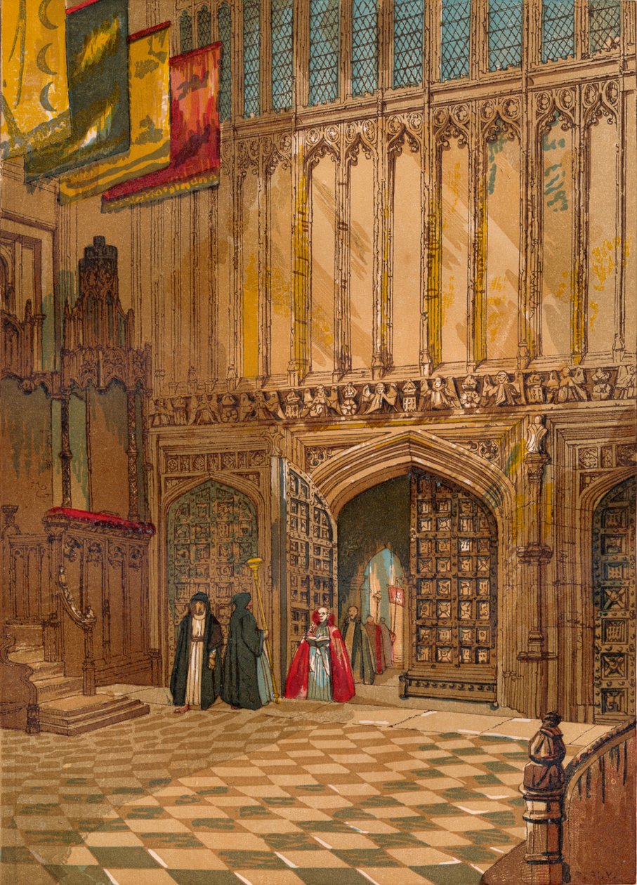 Abadia de westminster. - Henry The Sevenths Chapel, c1845, 1864 de Unbekannt