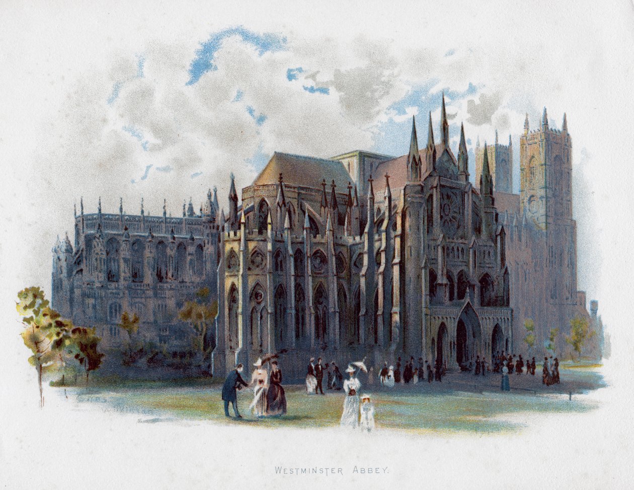Abadia de Westminster, Londres, final do século XIX de Unbekannt
