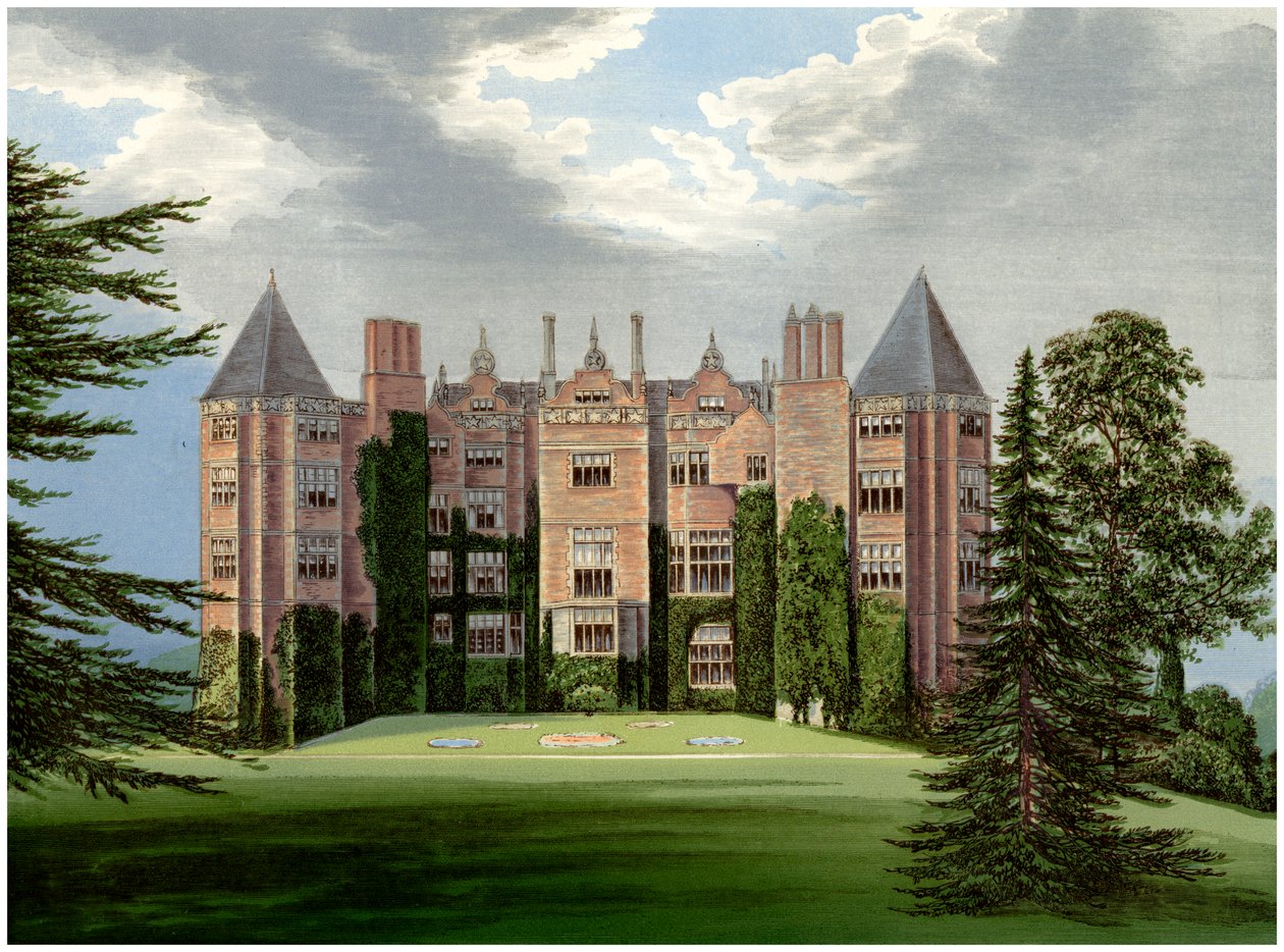 Westwood Park, Worcestershire, casa de Lord Hampton, c1880 de Unbekannt
