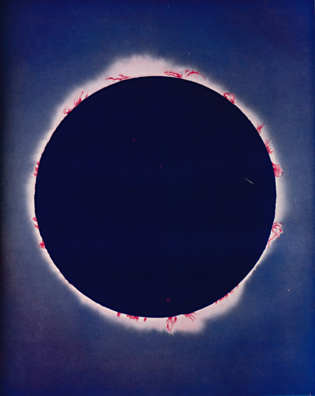 O que é visto durante os poucos momentos de um eclipse total, c1935 de Unbekannt