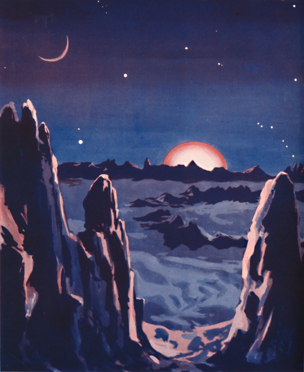 Como deve ser o nascer do sol na lua, 1935 de Unbekannt