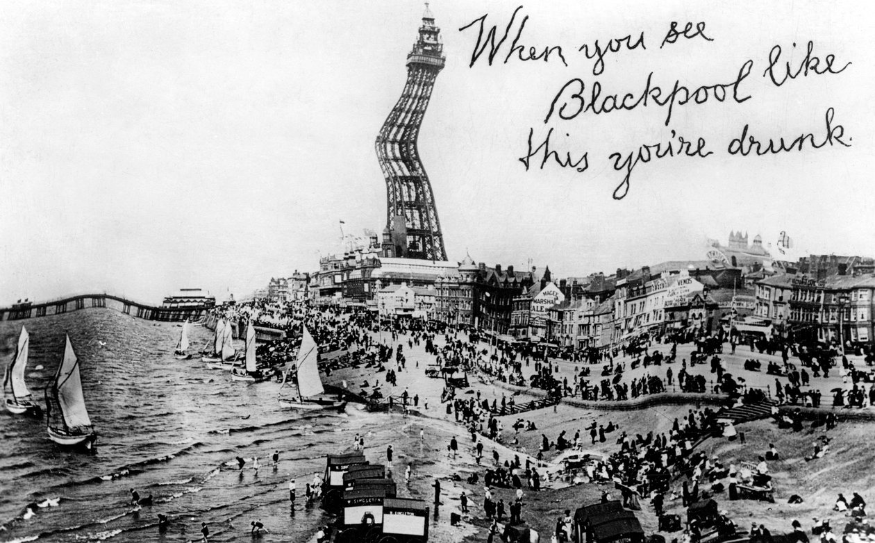 Quando você vê Blackpool assim, está bêbado, do século XX de Unbekannt