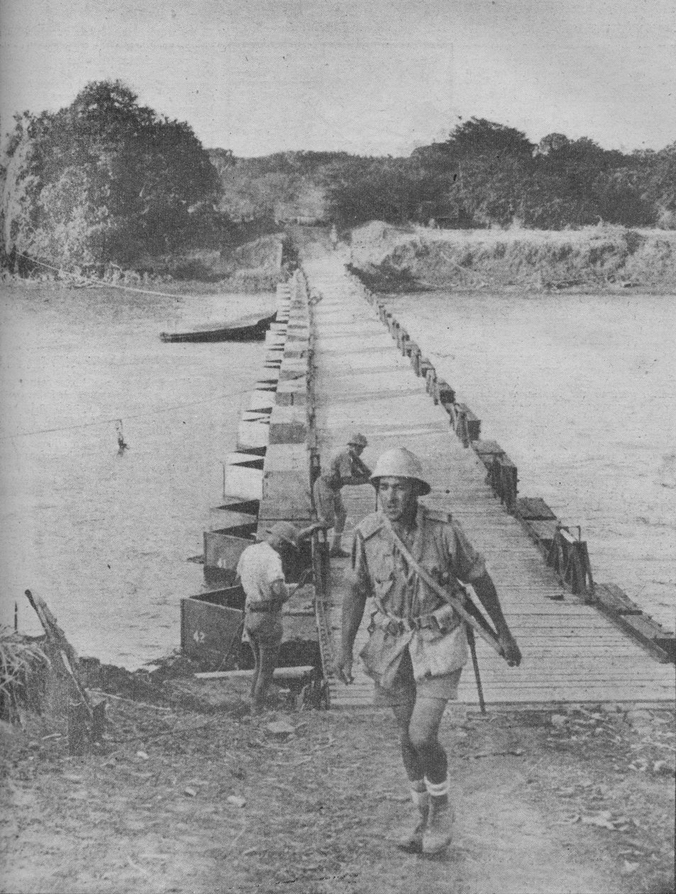 Onde os Springboks cruzaram para a vitória, 1941. de Unbekannt