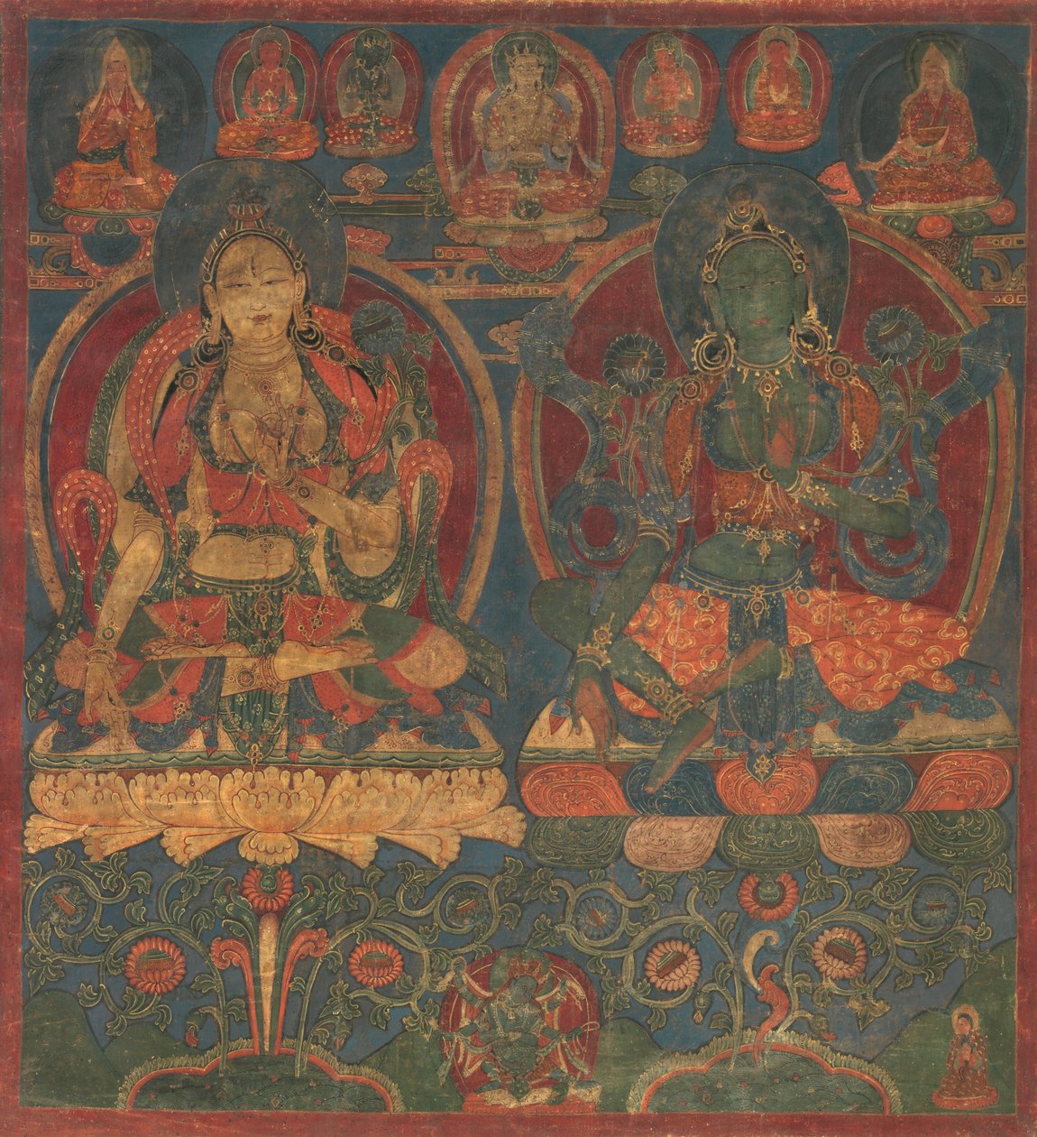 Tara branca e verde, 1450-1500. de Unbekannt
