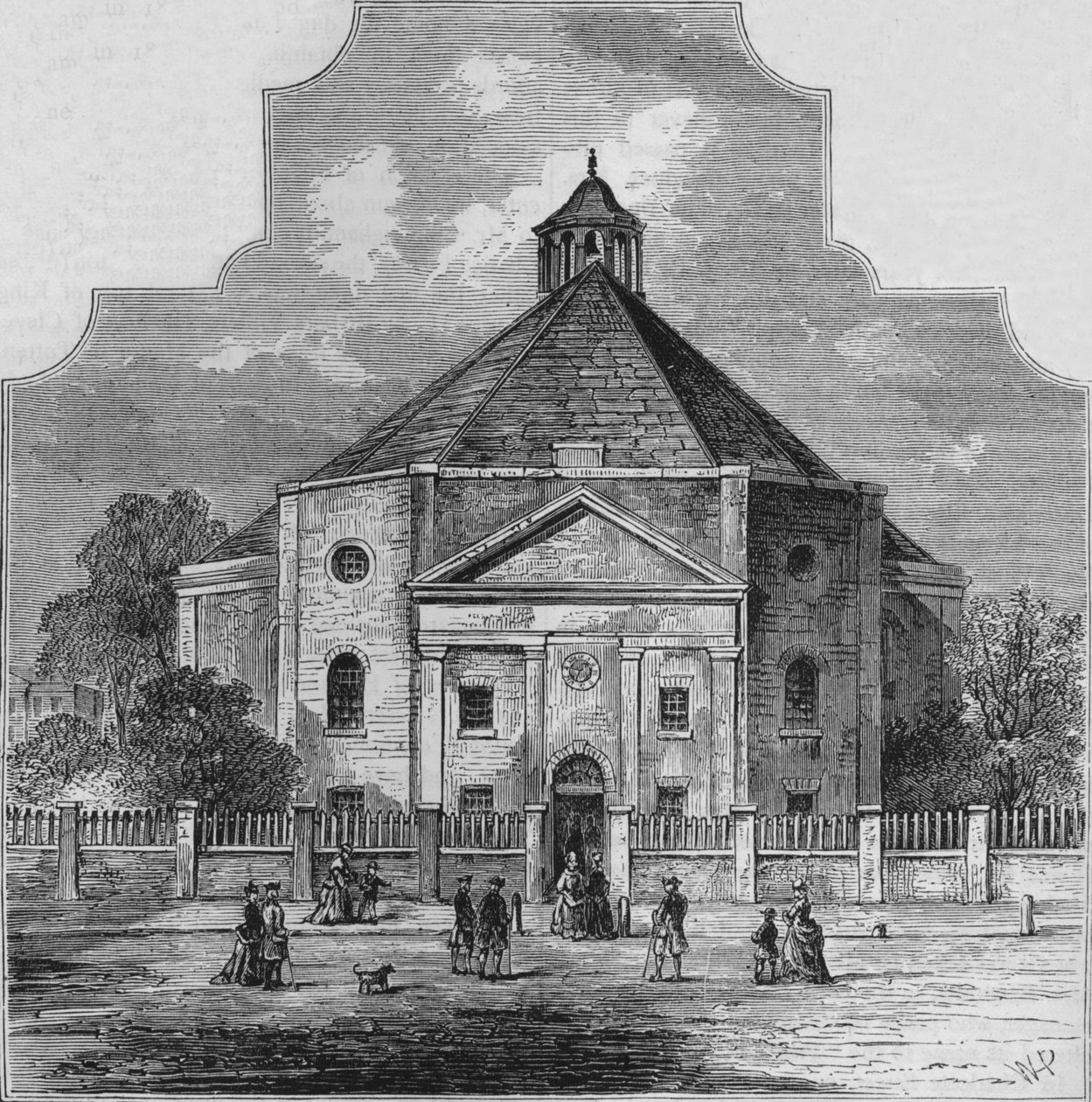 Tabernáculo de Whitefields, Tottenham Court Road, Westminster, Londres, 1820 1878 de Unbekannt