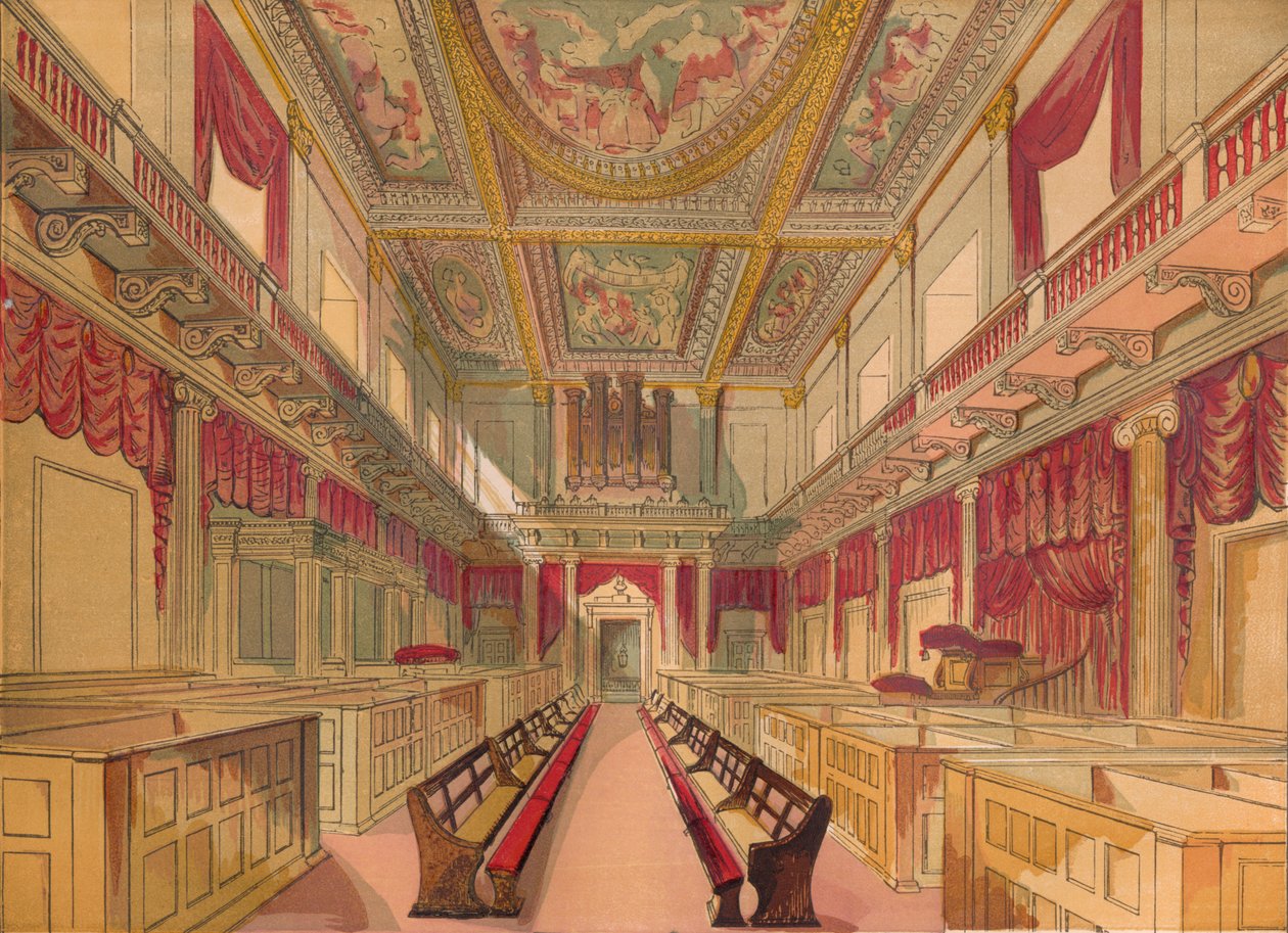 Capela de Whitehall, c1845, 1864 de Unbekannt
