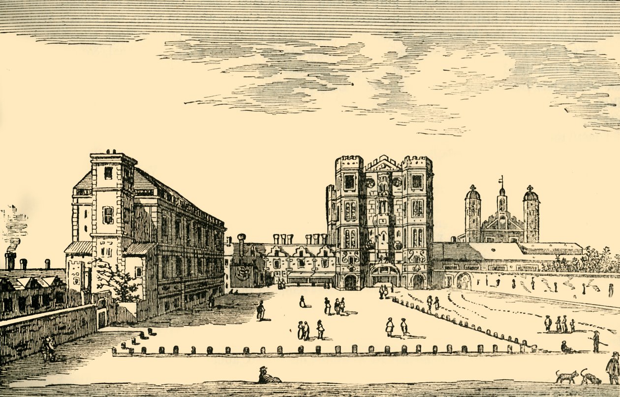 Whitehall por volta de 1650, 1881. de Unbekannt