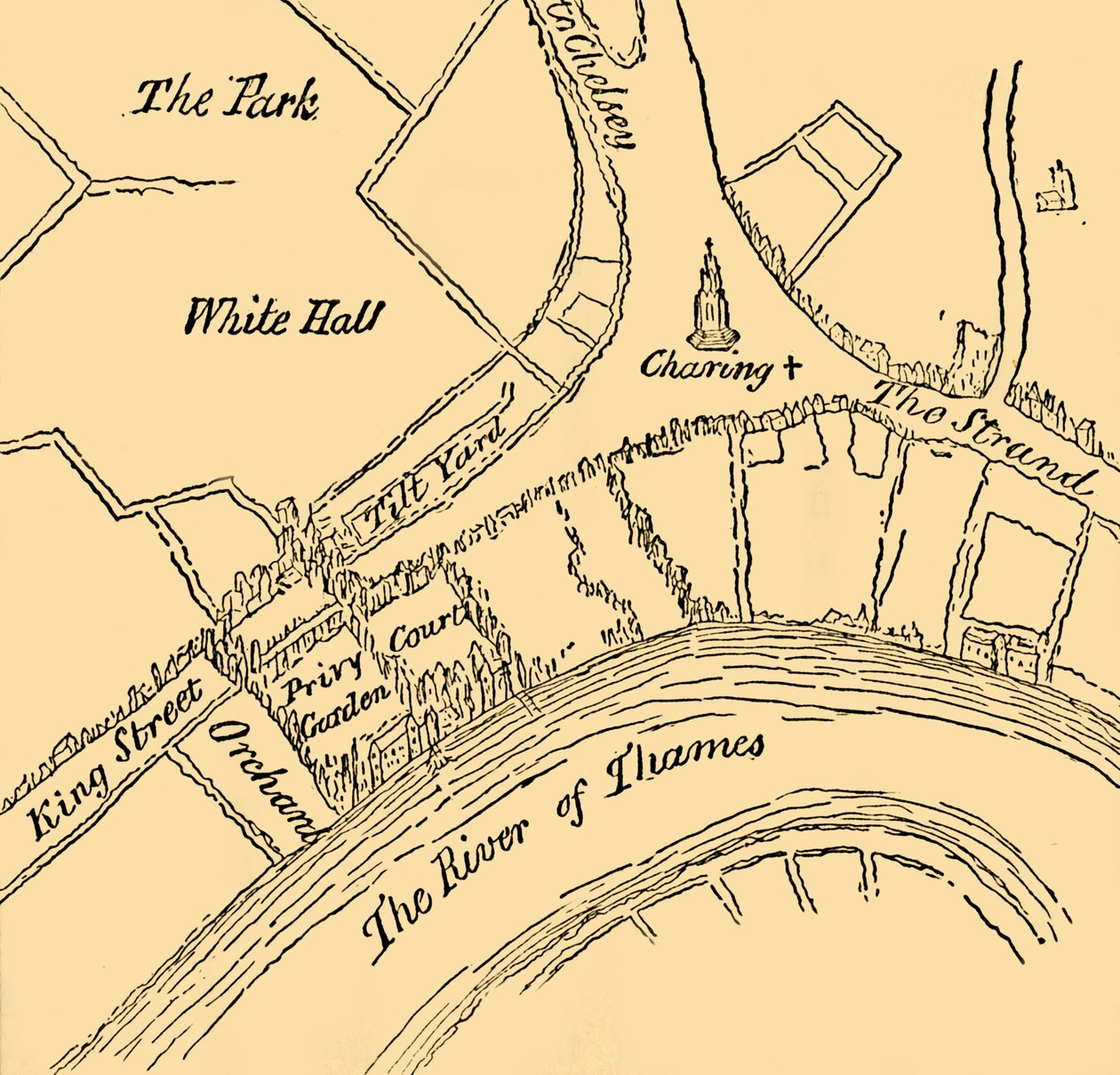 Whitehall no reinado de Henrique VIII, 1881. de Unbekannt